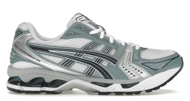 Asics Kayano 14 White Fjord Grey